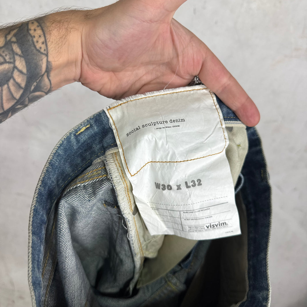 Visvim Social Scrupture Repaired Slim Jeans