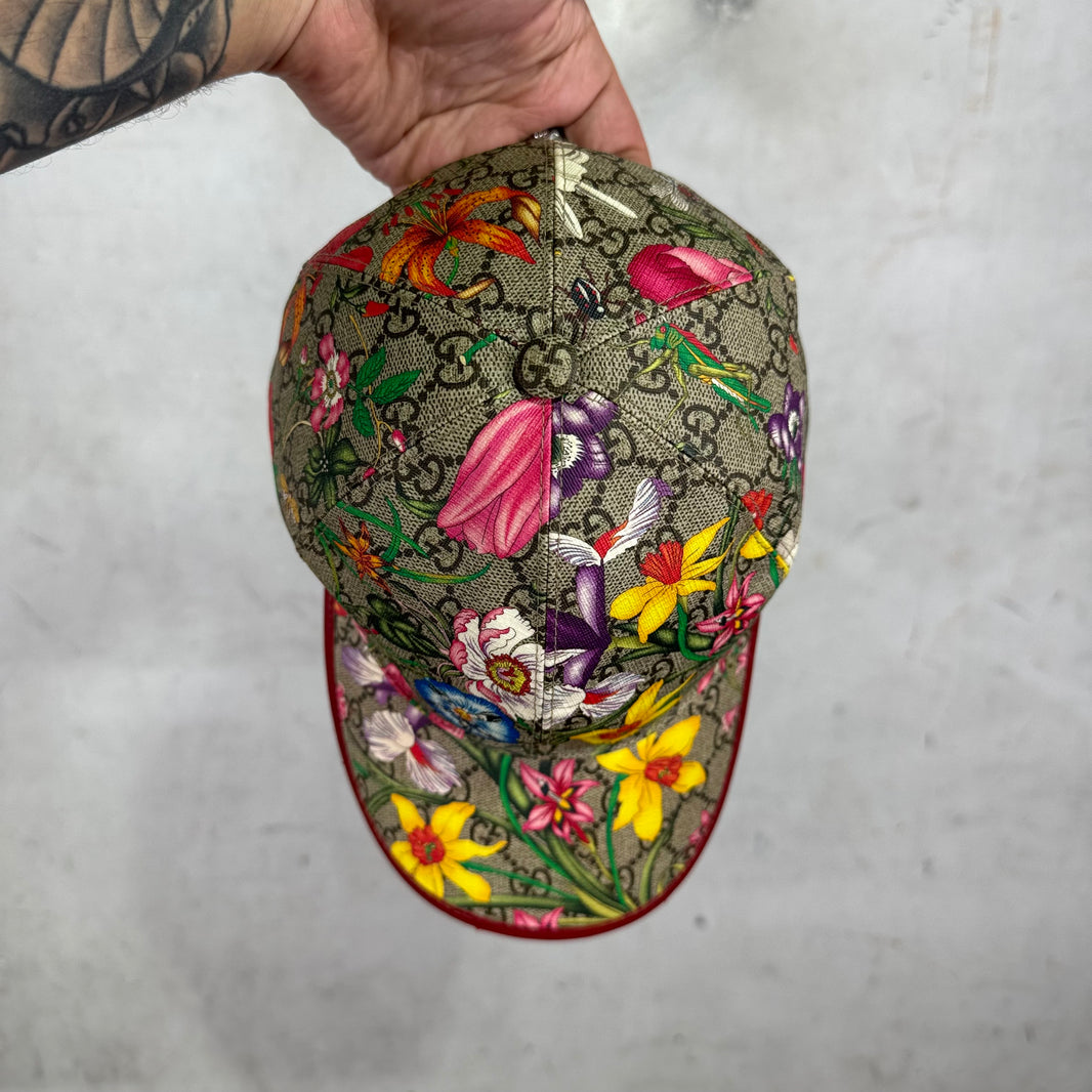 Gucci Floral Monogram Hat