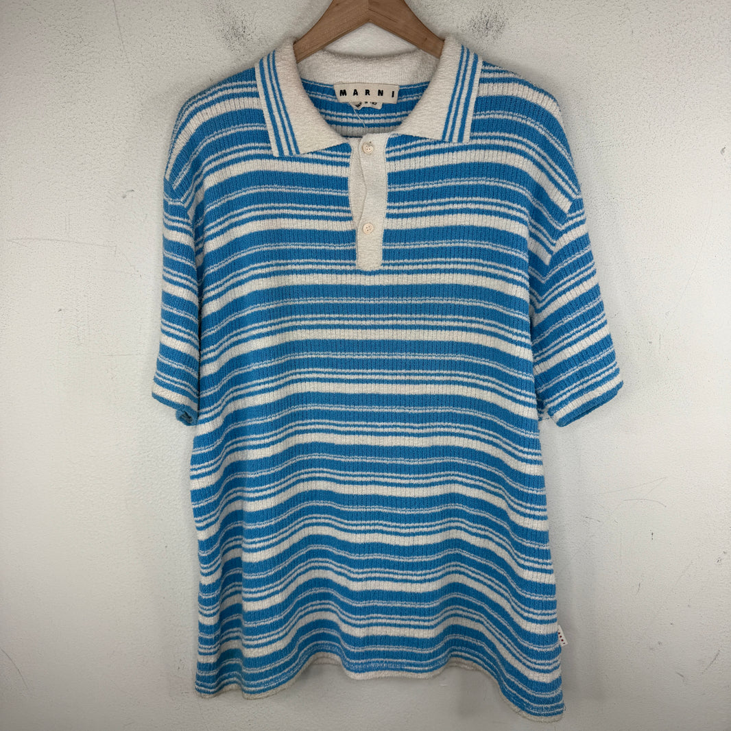 Marni Terry Striped Polo