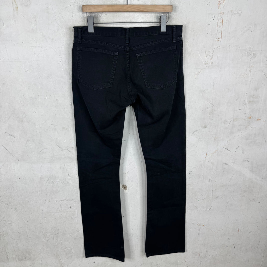 RRL Faded Black Canvas Pants