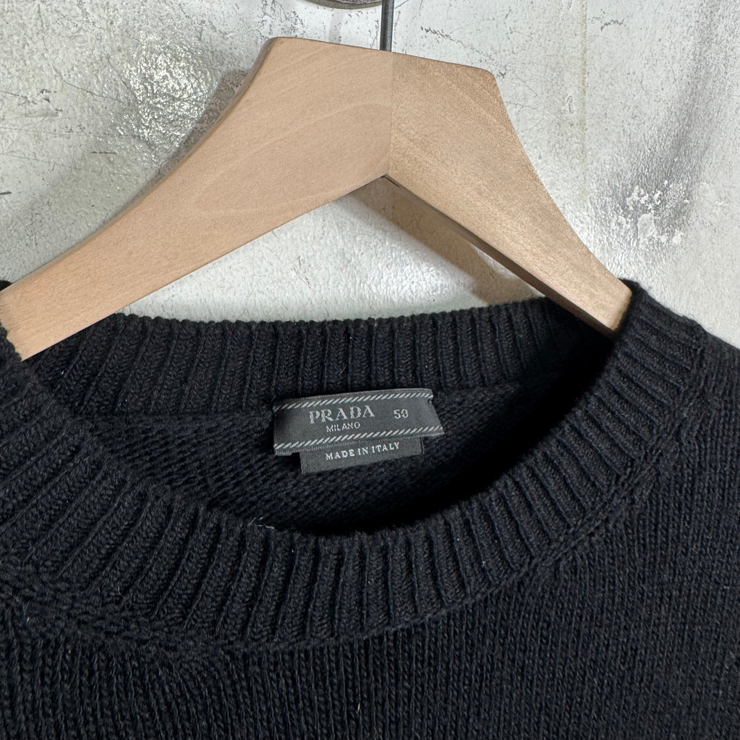 Prada 22' Raf Striped Wool Sweater