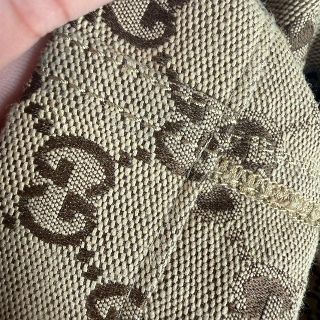 Gucci GG Monogram Crystal Embellished Carpenter Trousers
