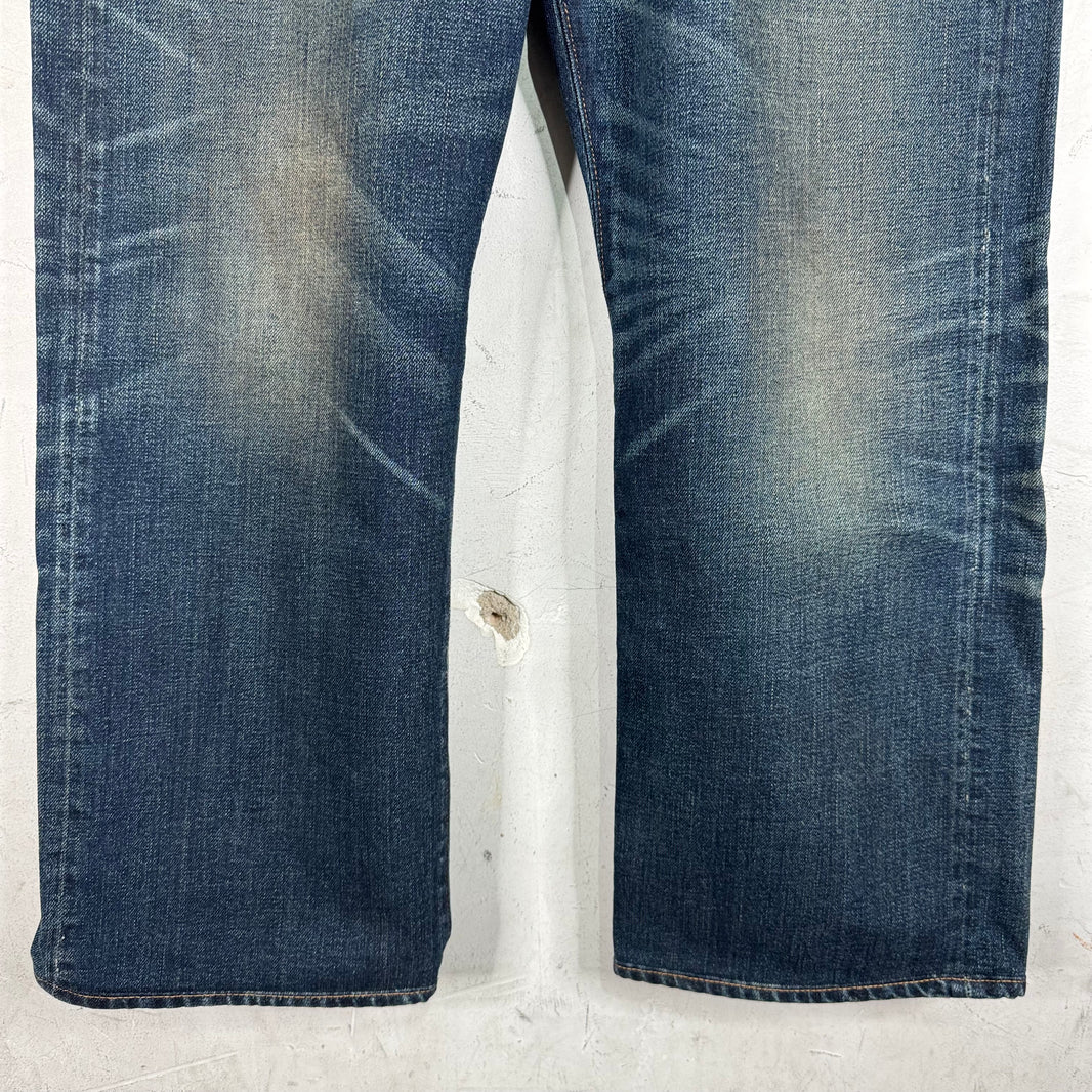 RRL Looser Fit Medium Wash Jeans