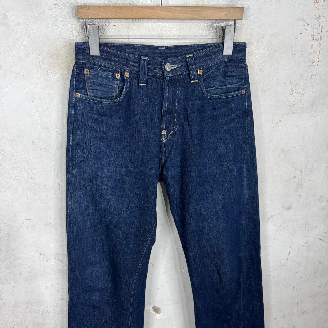 Levis Darkwash Selevedge 501 Jeans