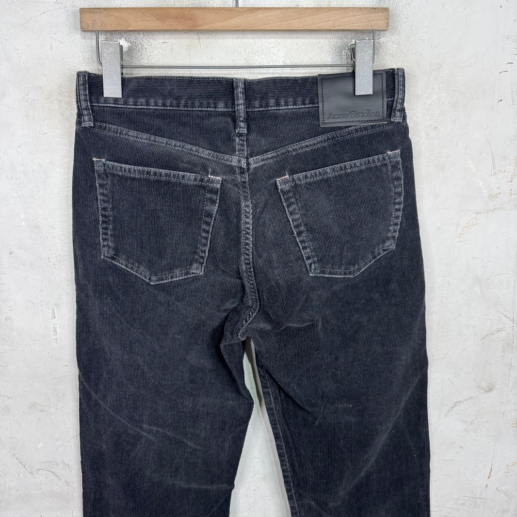 Acne Studios 1996 Cord Black Pants