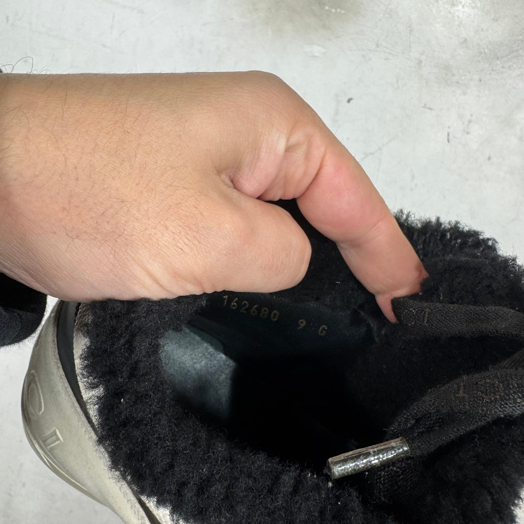 Gucci Shearling Lined Pelle Gomma Sneakers