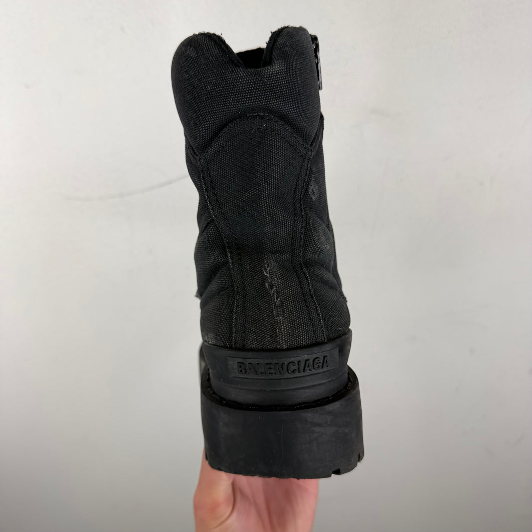 Balenciaga Canvas Strike Boots