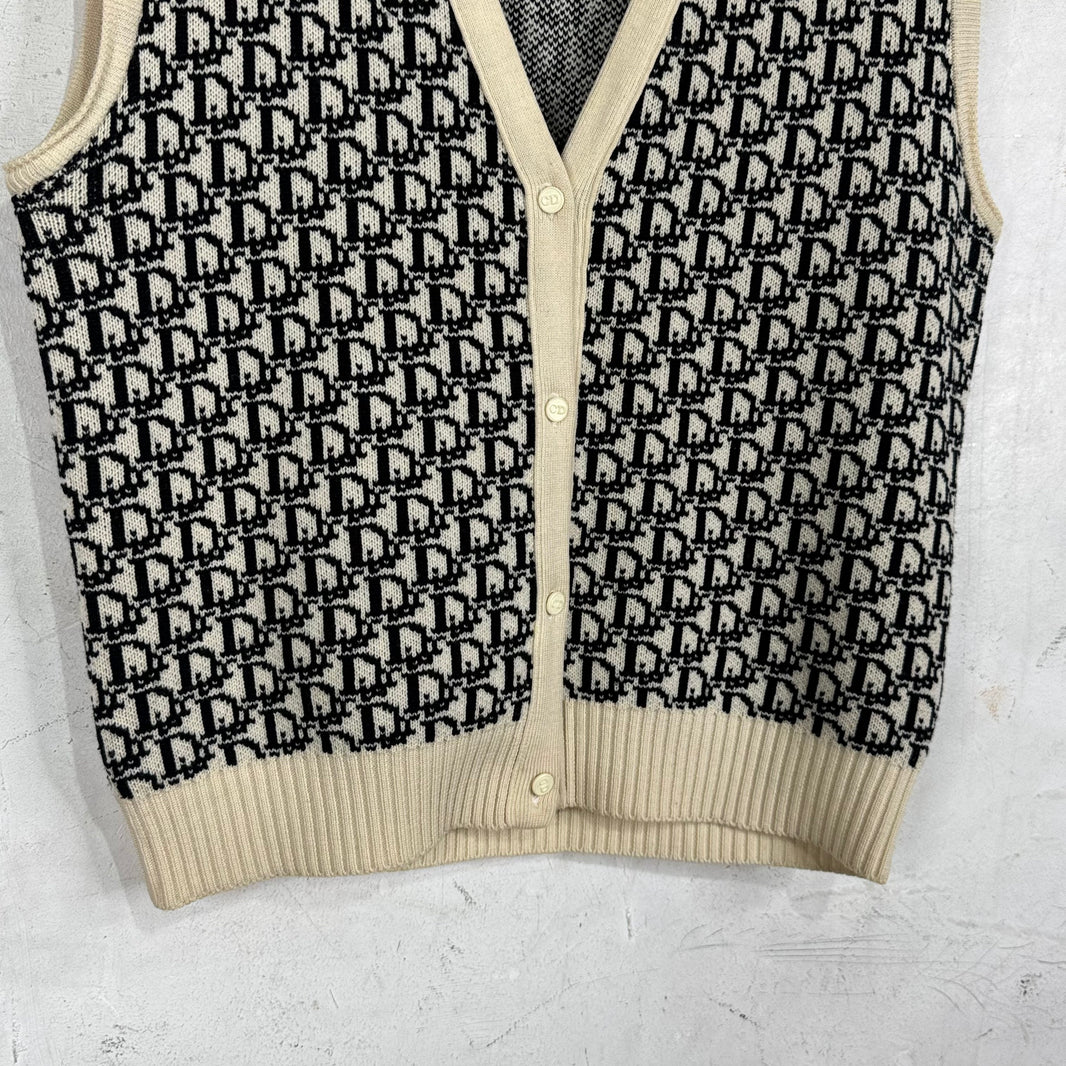 Dior Vintage Oblique Cardigan Vest