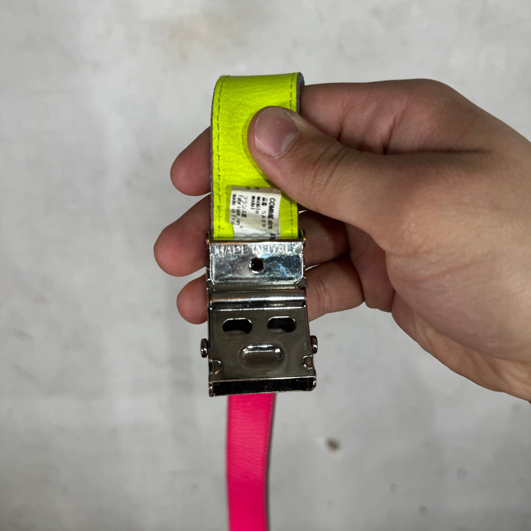CDG Neon Two Toned Belt