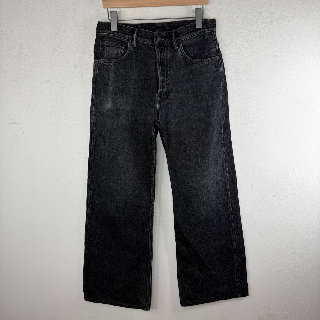 Acne Studios Black Baggy Jeans