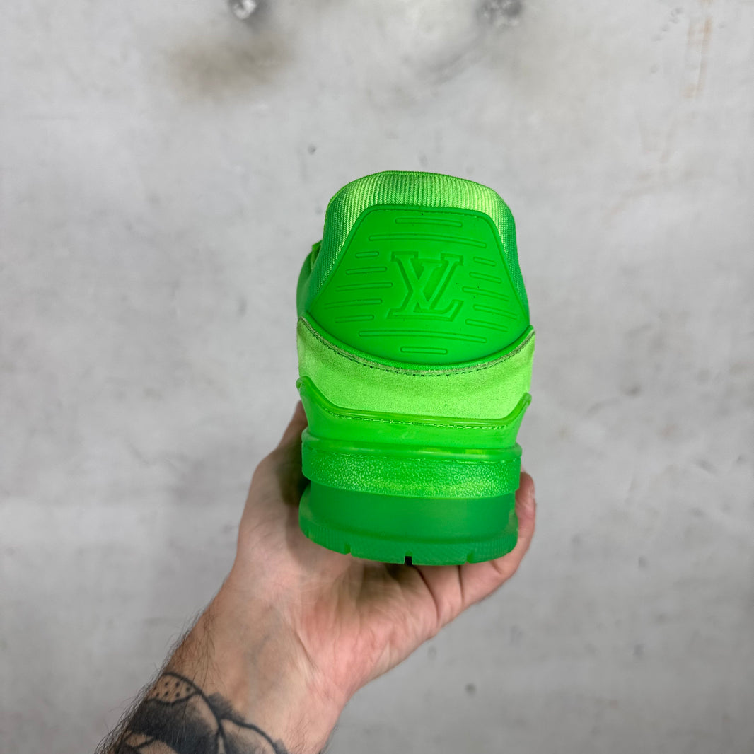 Louis Vuitton Slime Green Trainer Lows