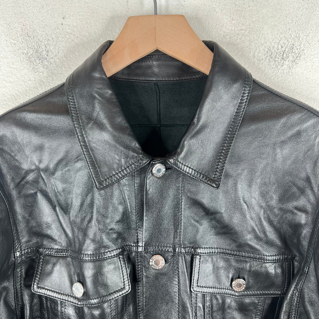 Givenchy Lambskin Strap Trucker Jacket