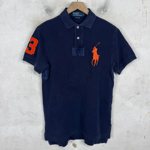 Ralph Lauren Navy/Orange Big Pony Polo