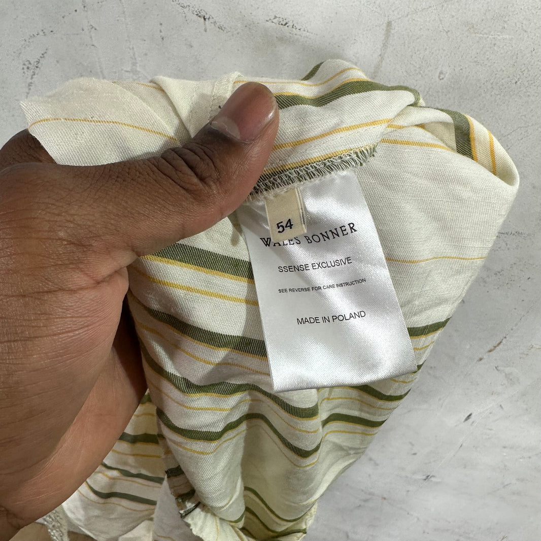 Wales Bonner Striped Cotton Shorts