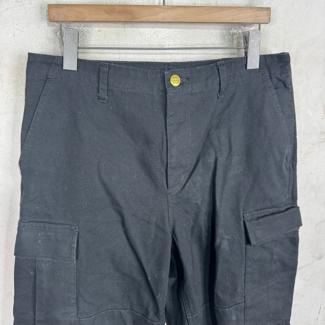 Sacai x Carhartt Black Canvas Cargos