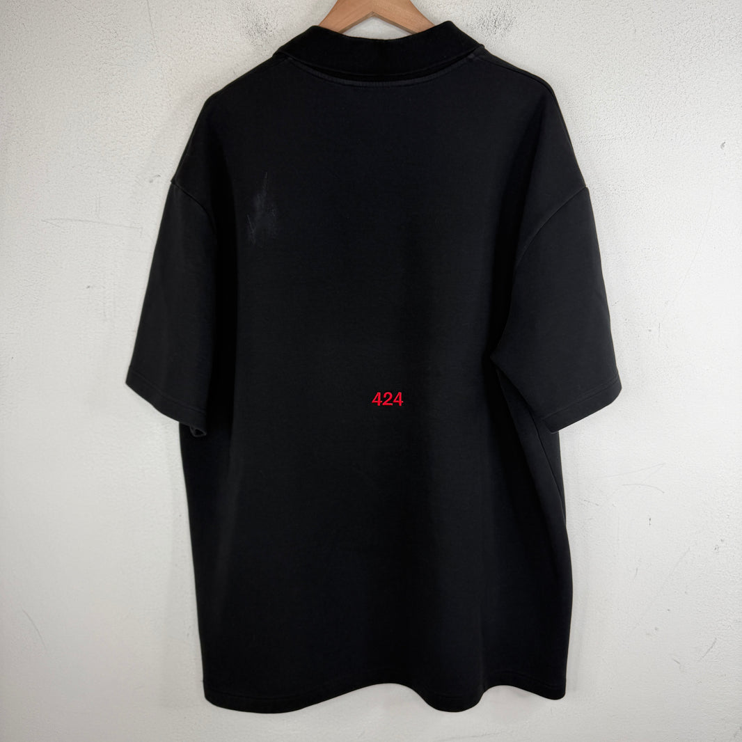 424 Neoprene Back Logo Polo Shirt
