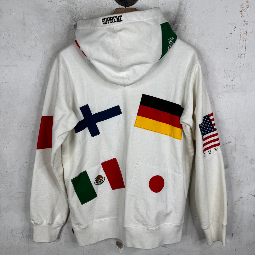 Supreme Flags Patch Hoodie
