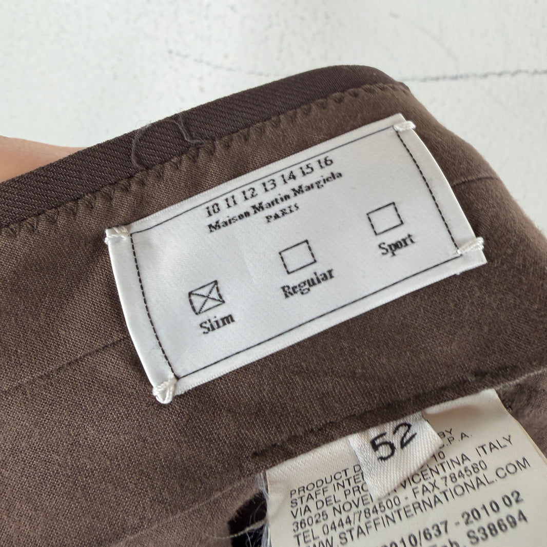 Margiela Brown Dress Pants