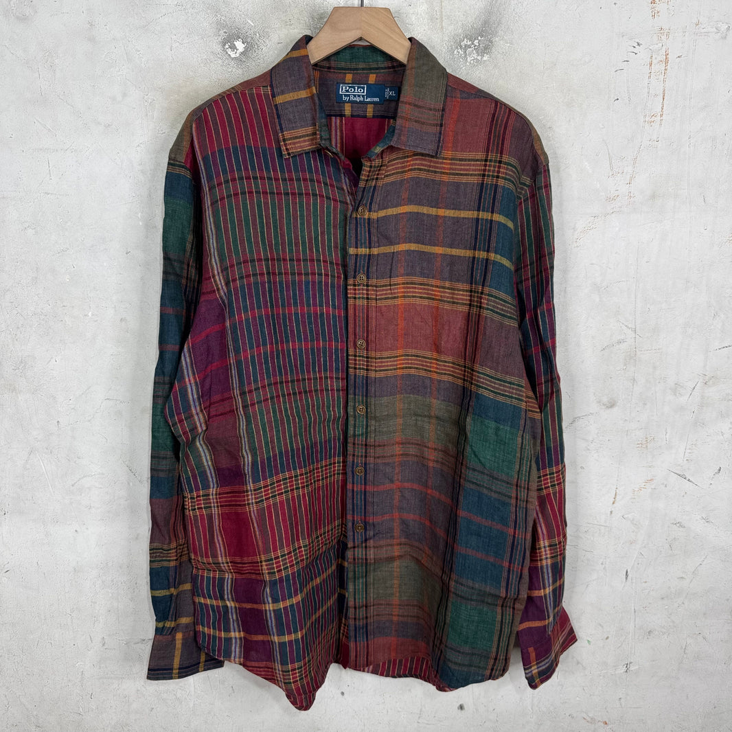 Ralph Lauren Plaid Linen Shirt