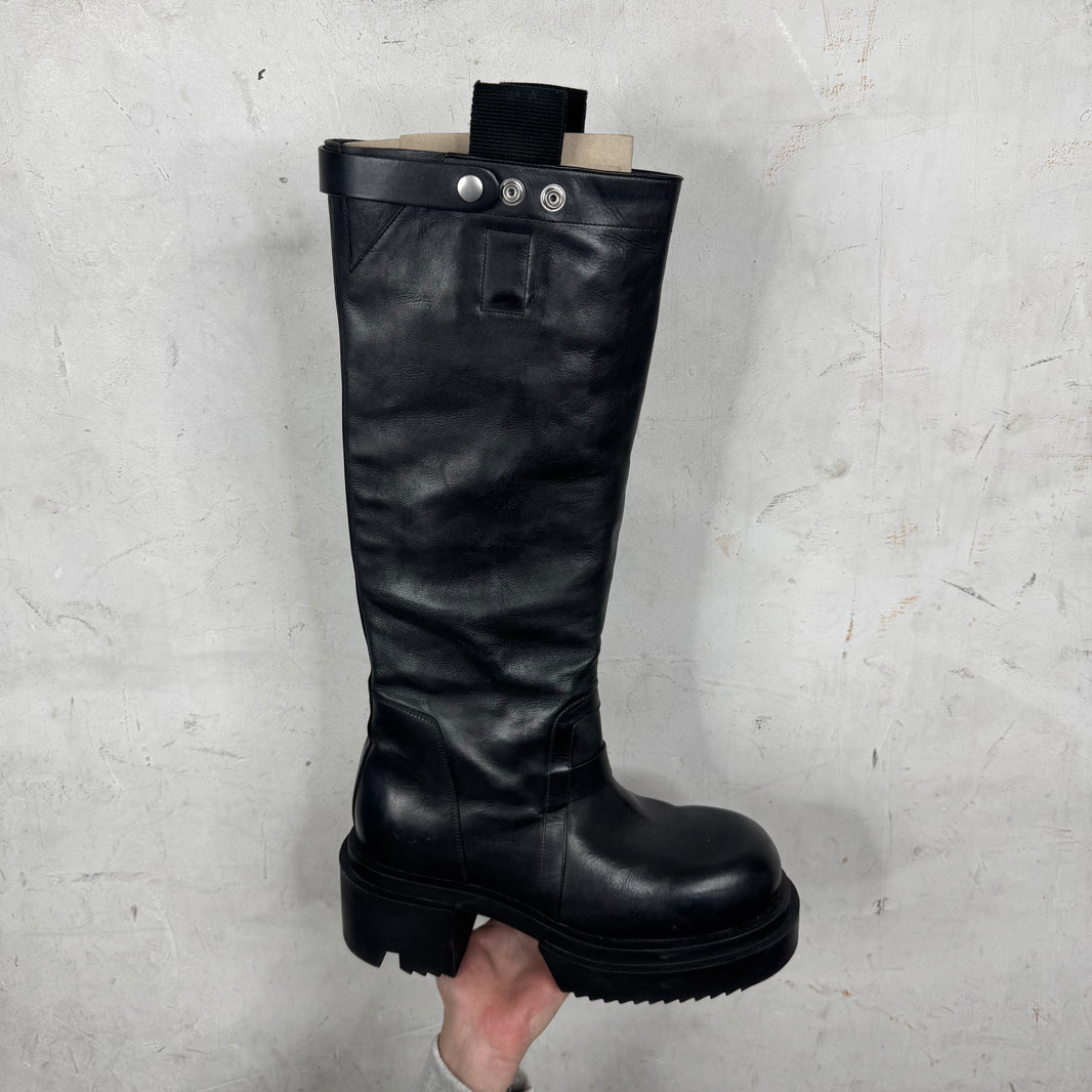Rick Owens Knee High Bogun Boots