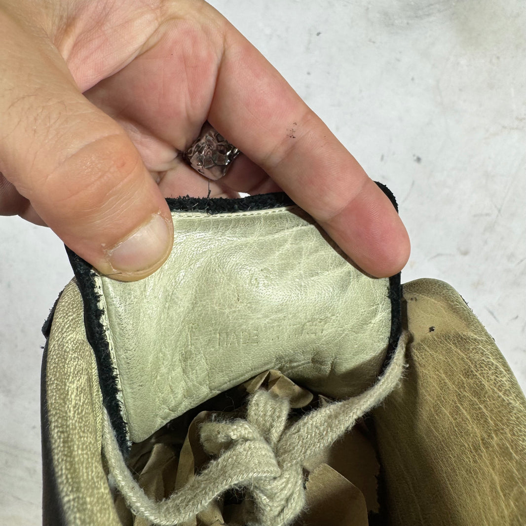 Margiela Black/Gum Mid Top Replicas