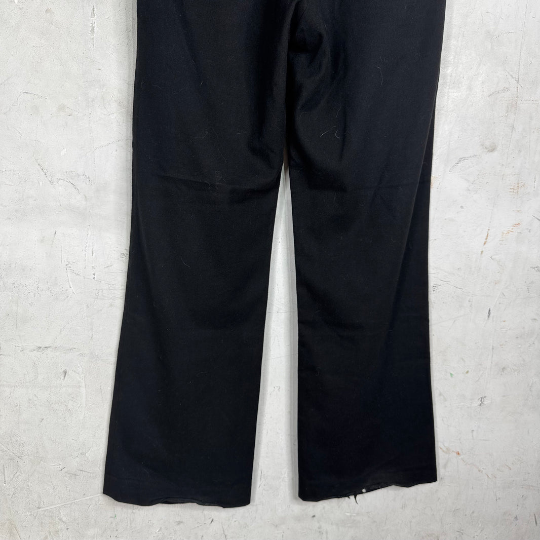 Raf Simons AW 00-01 Wool Side Zipped Trousers