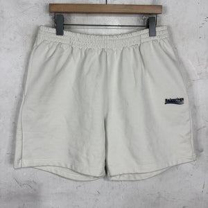 Balenciaga Embroidered Campaign Sweatshorts