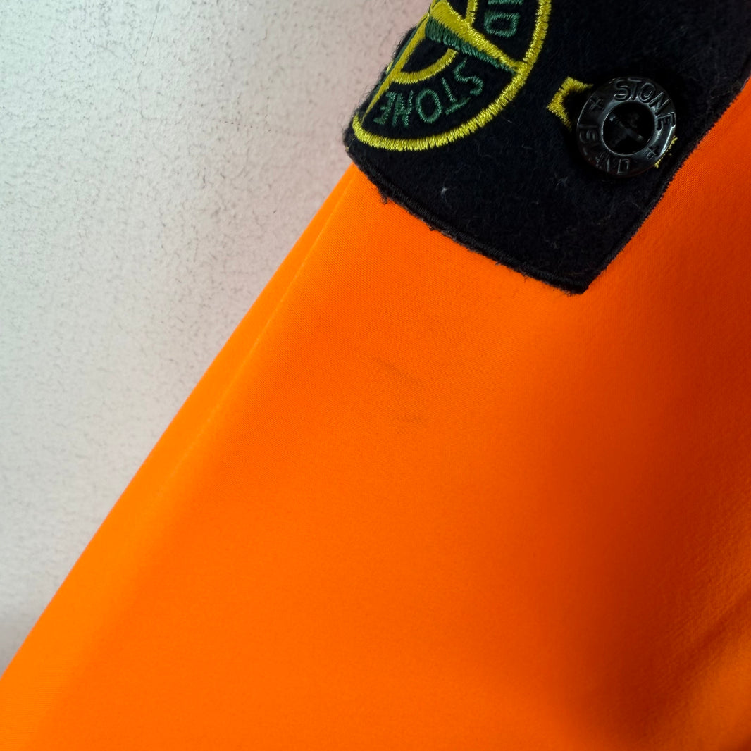 Stone Island Orange Hooded Track Jacket