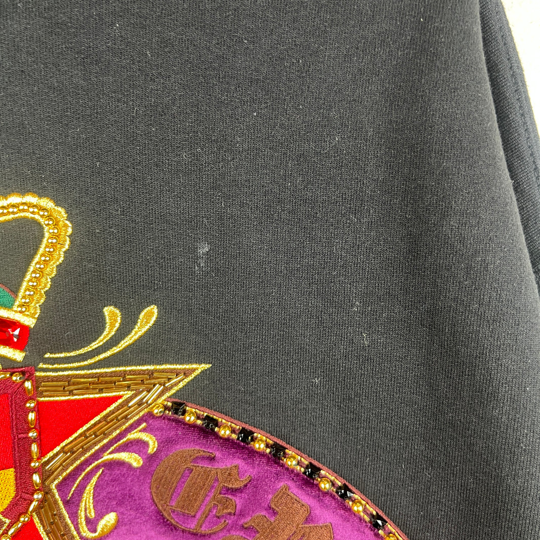 Supreme Crest Studded Zip Up Hoodie