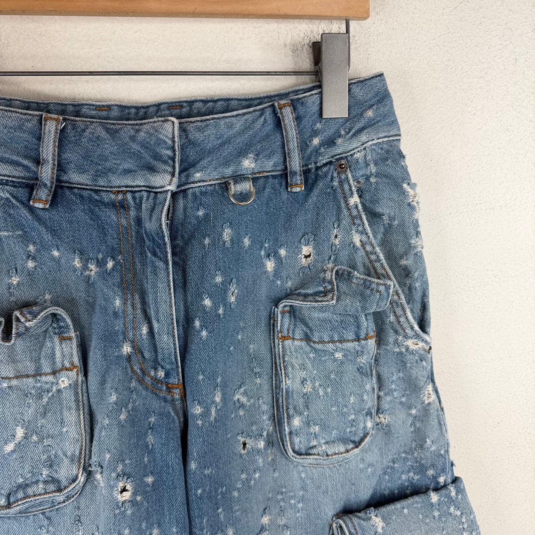 Acne Studios Distressed Double Cargo Pants
