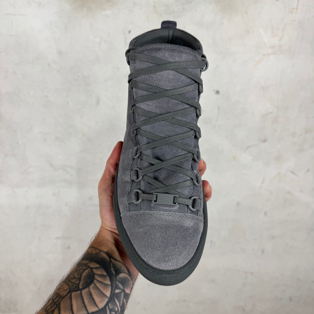 Balenciaga Grey Suede Arena Highs