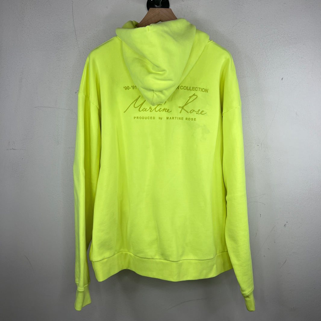 Martine Rose Neon Green Hoodie