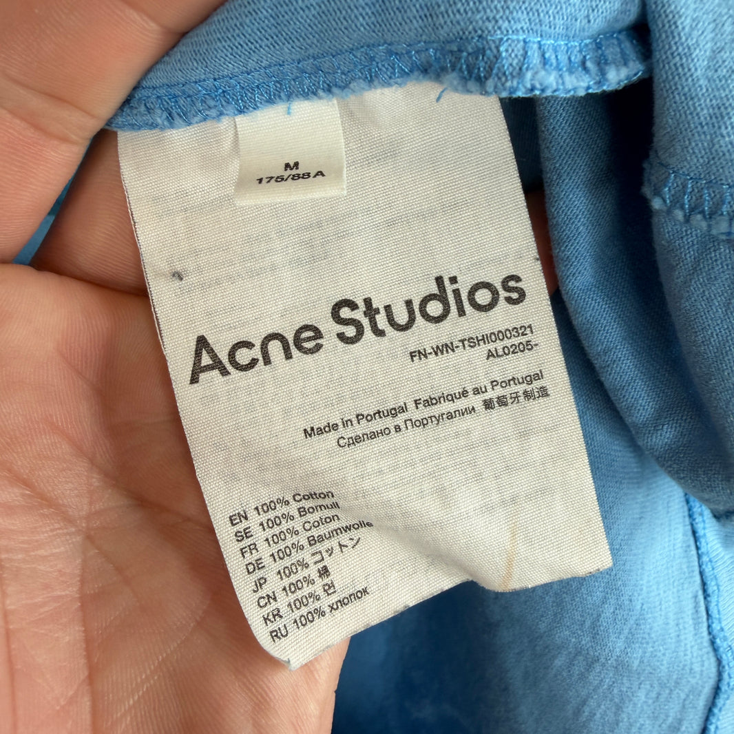 Acne Studios Blue Gradient T-Shirt
