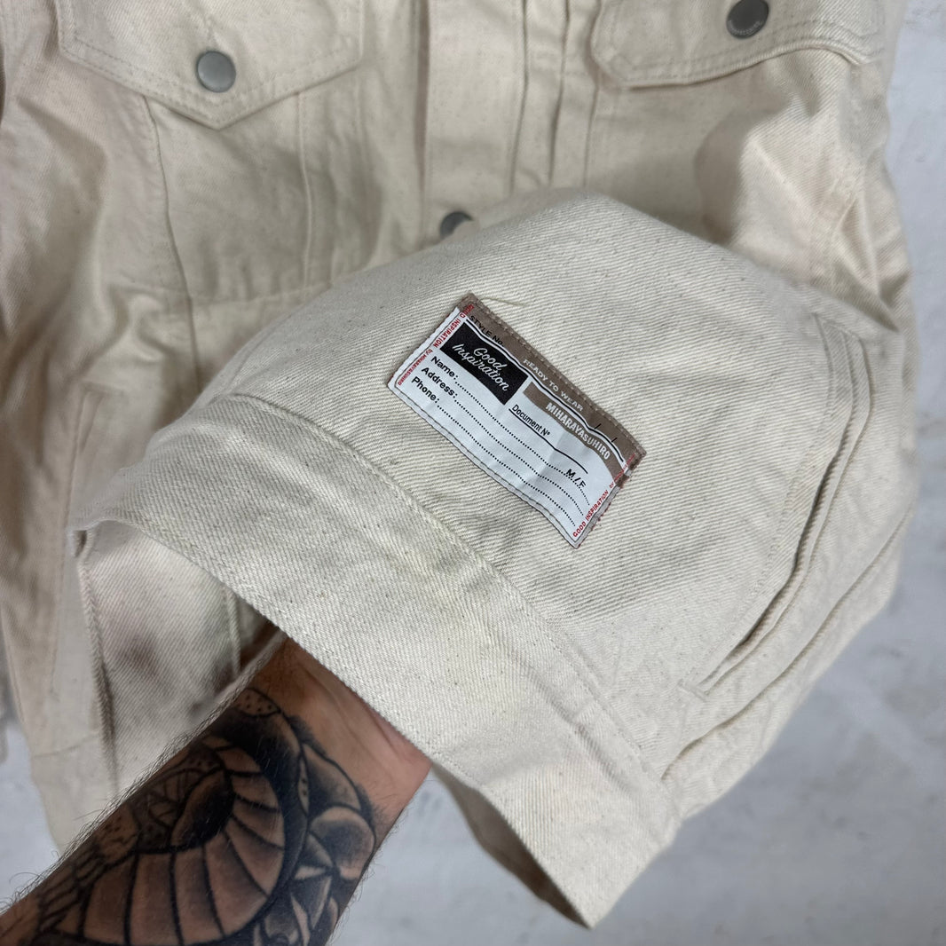 Maison Mihara Yasuhiro Beige Type 2 Denim Jacket