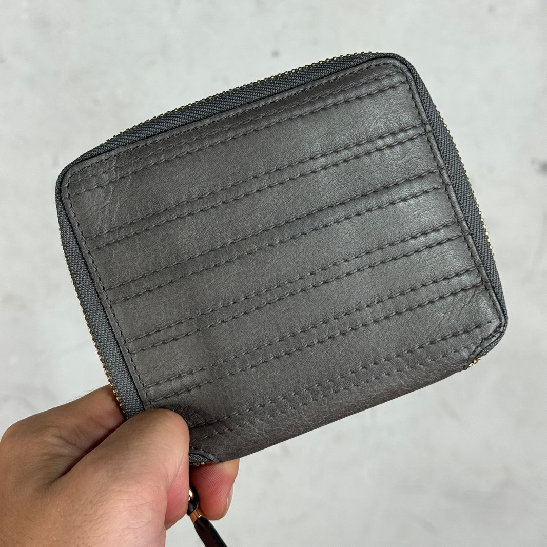 CDG Stitched Zip Wallet