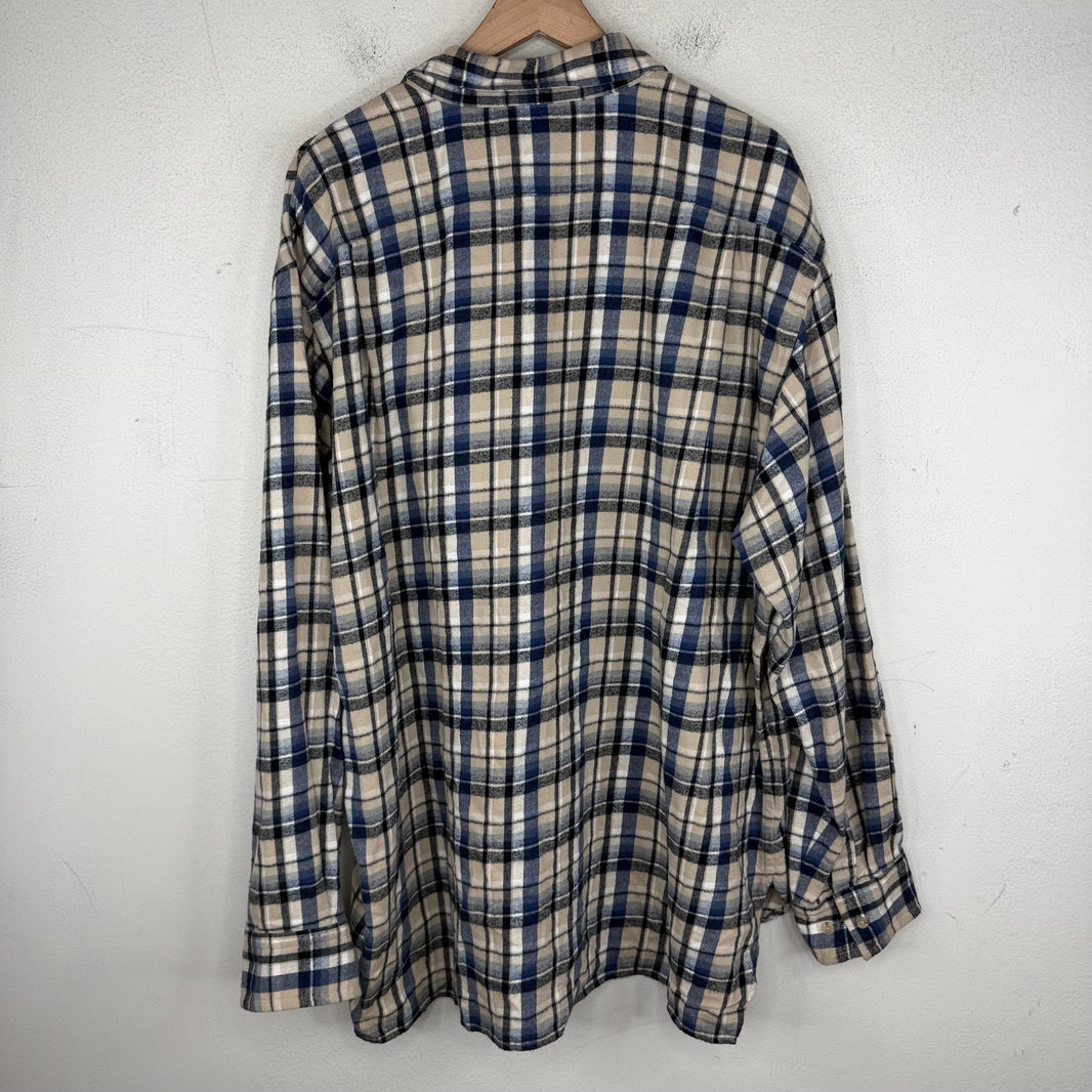 Acne Studios Blue/Cream Flannel Shirt