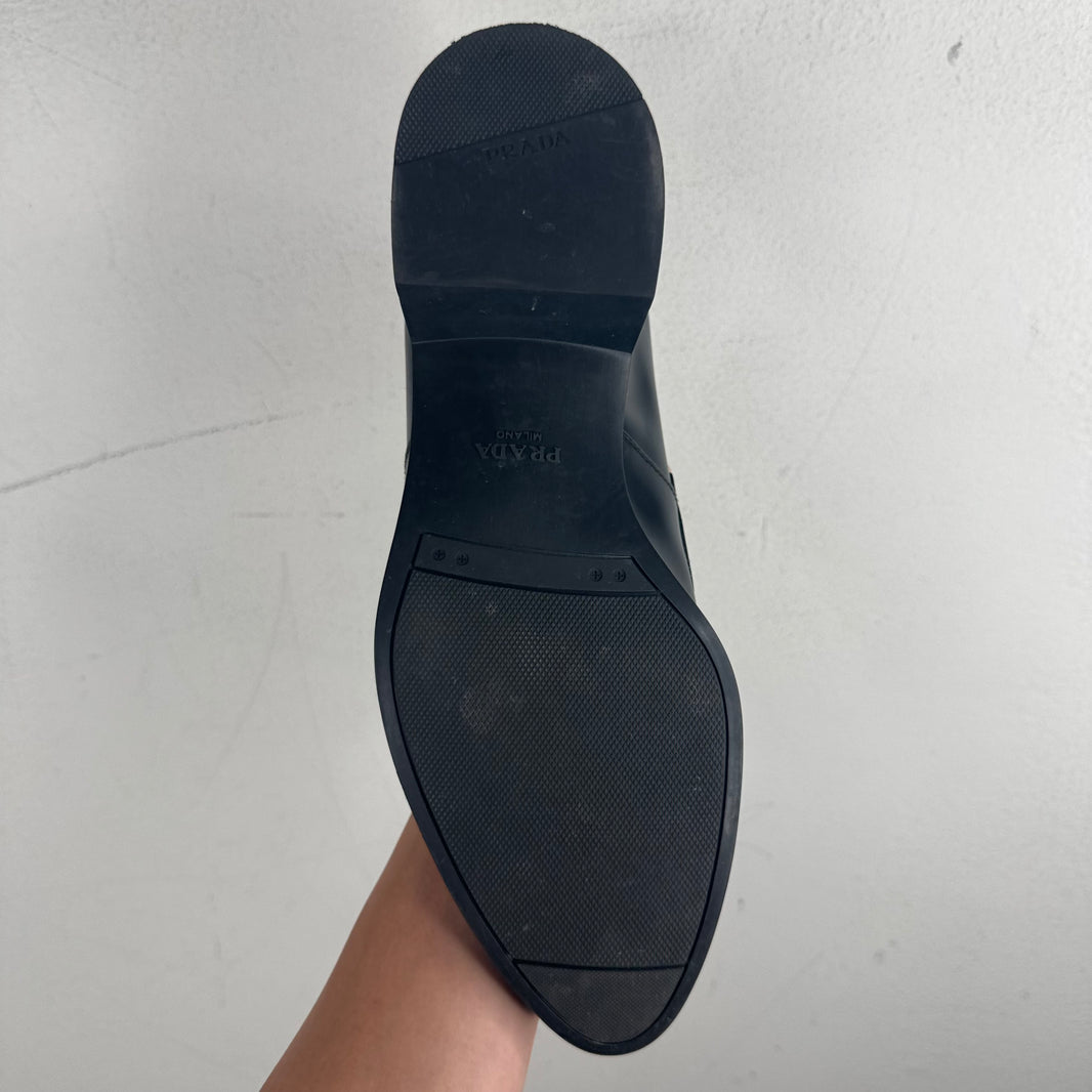 Prada Pointed Toe Loafers
