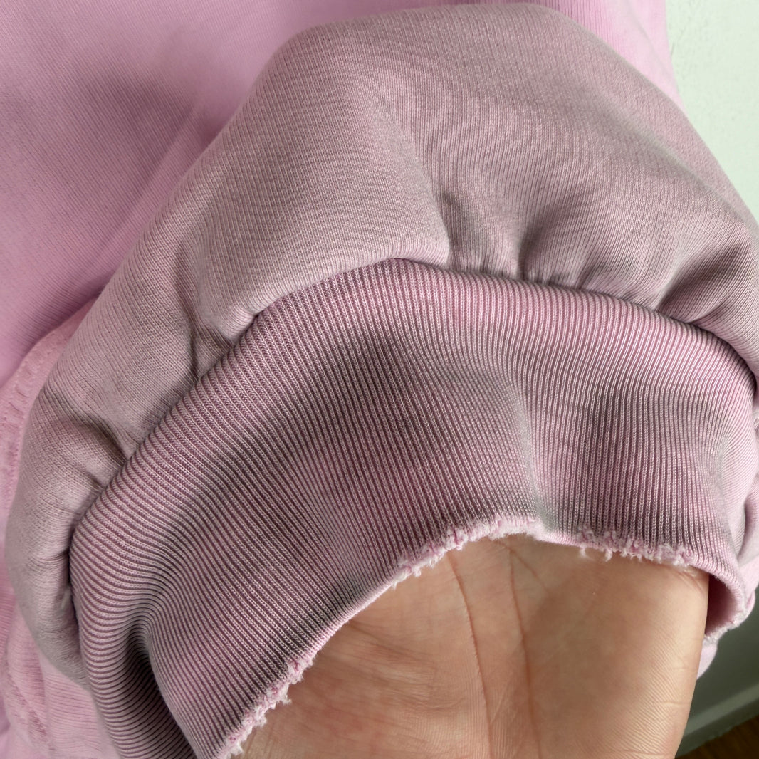 Balenciaga Pink Gothic Type Hoodie