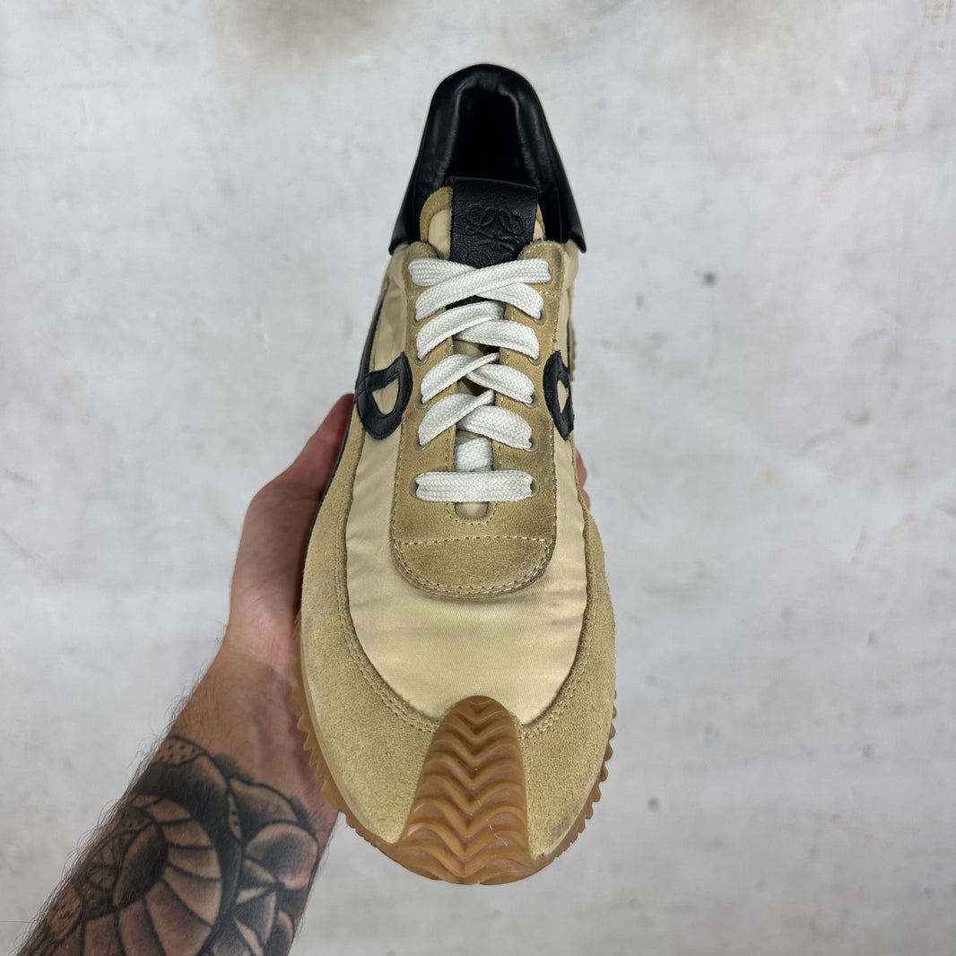 Loewe Tan Nylon Suede Runners