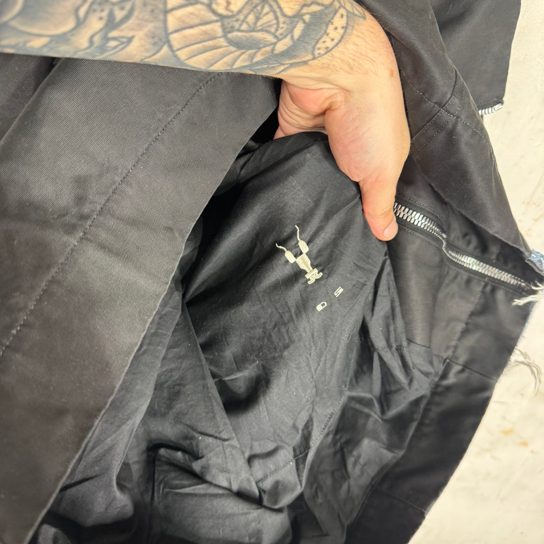 DRKSHDW Waxed Denim Patch Jacket