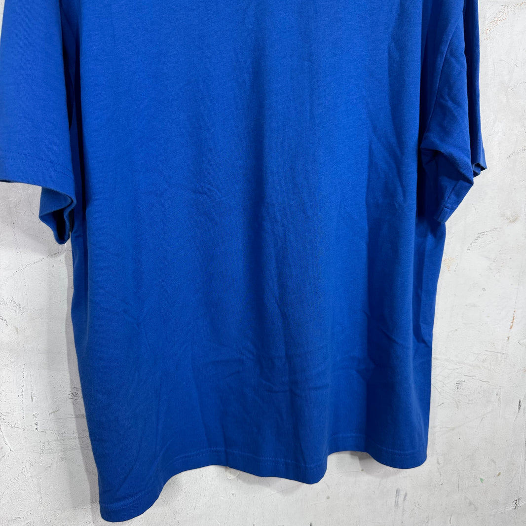 Balenciaga Blue Back Logo T-Shirt