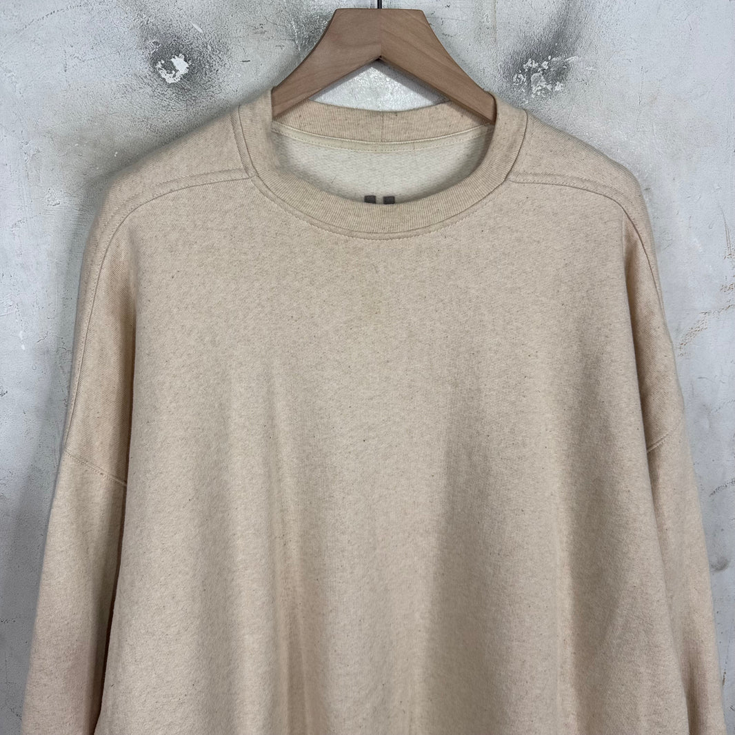 Rick Owens Hollywood Natural Long Crewneck