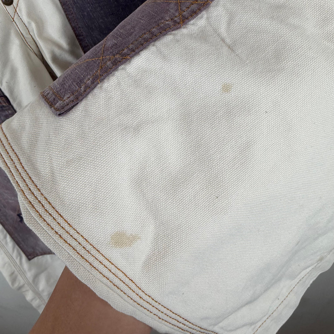 Kapital White Double Knee Carpenter Pants