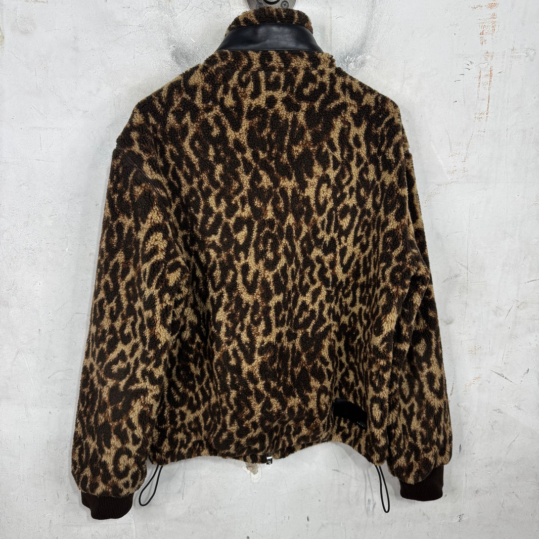Amiri Leopard Fleece Jacket