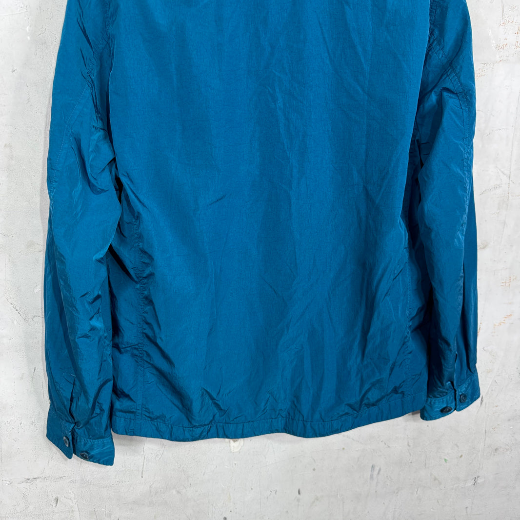 CPCompany x Throwing Fits Teal Metallic Cargo Jacket