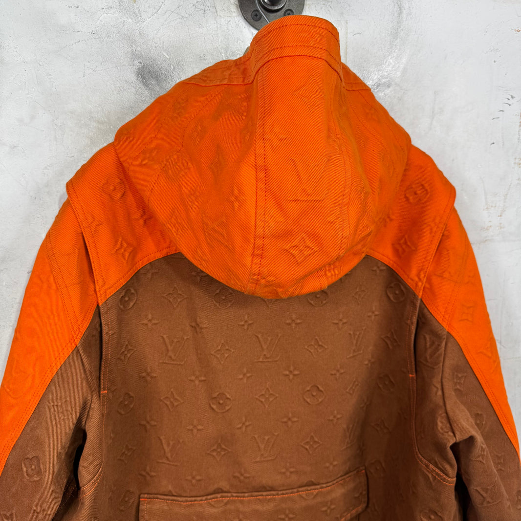 Louis Vuitton Orange Monogram Carpenter Jacket