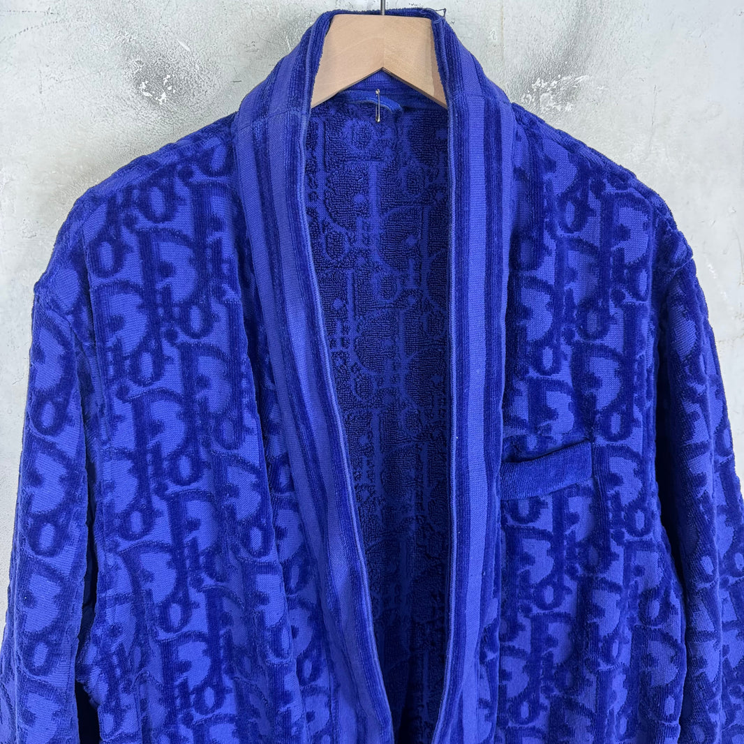 Dior Blue Oblique Bath Robe