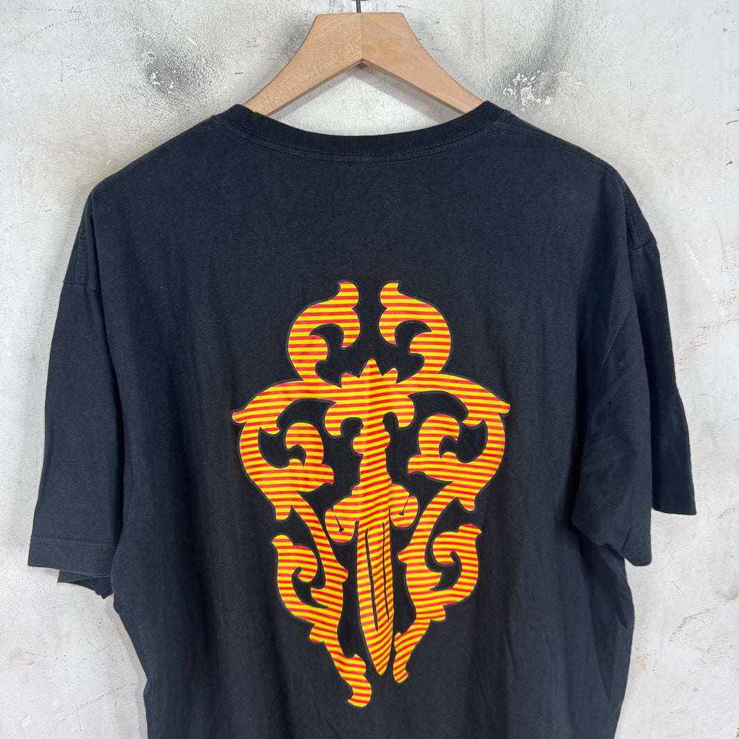 Chrome Hearts Striped Dagger Vine T-Shirt