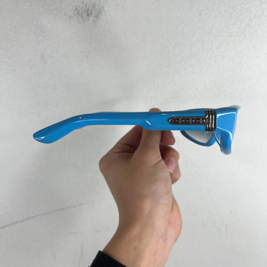 Chrome Hearts Blue T. Hutch Sunglasses