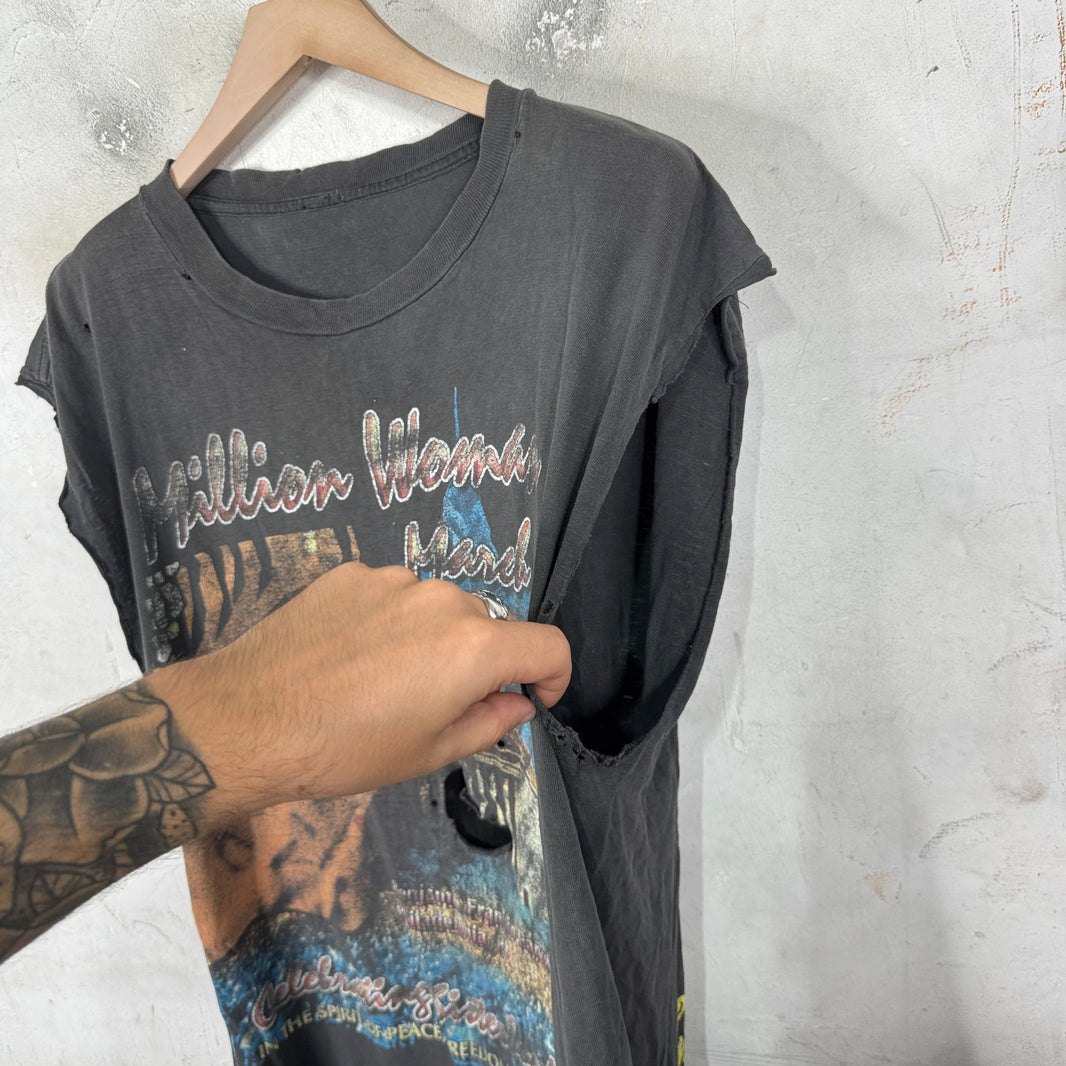 Vintage Smoked Million Woman March Sleeveless T-Shirt